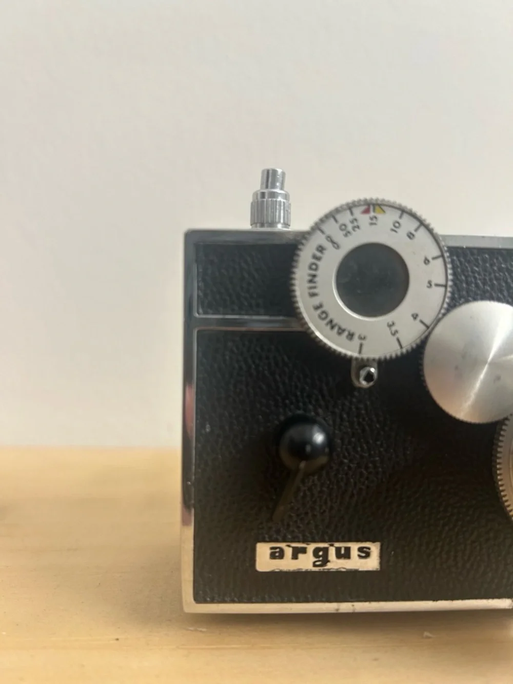 Vintage Black & Silver Vintage Argus C3 Film Camera. Decorative not Film Tested
